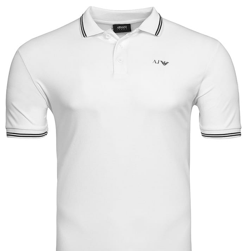 ARMANI JEANS Polo-Shirt weiss