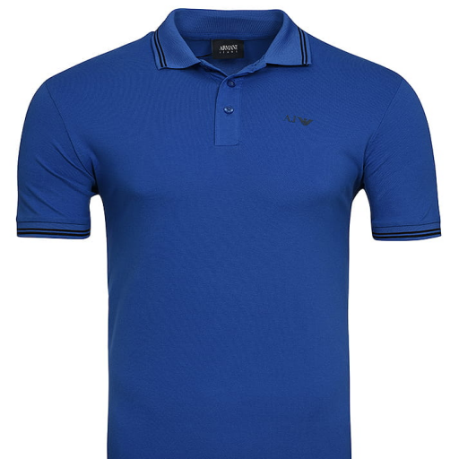 ARMANI JEANS Polo-Shirt königsblau
